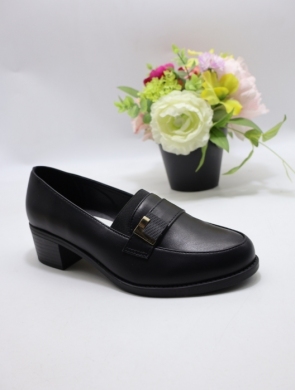 Półbuty damskie na obcasie (36-41) 1544 BLACK