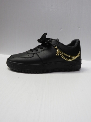 Buty sportowe damskie na płaskim (36-41) W-22 BLACK