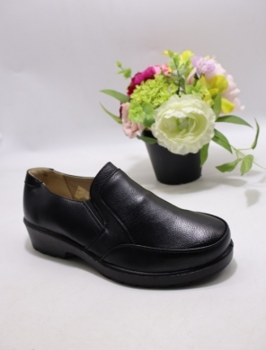 Półbuty damskie na płaskim (36-42) 5838-1 BLACK