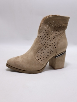 Botki damskie na obcasie (36-41) H252-2 KHAKI