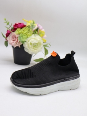 Buty sportowe damskie na płaskim (36-41) LW515 BLACK