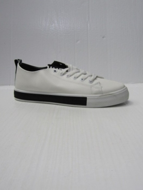 Buty sportowe damskie na płaskim (36-41) BK-21 WHITE/BLACK