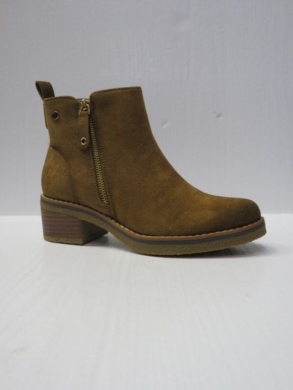 Botki damskie na obcasie (36-41) KE205 KHAKI