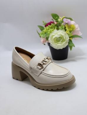Półbuty damskie na obcasie (36-41) XYX-25226-2 BEIGE