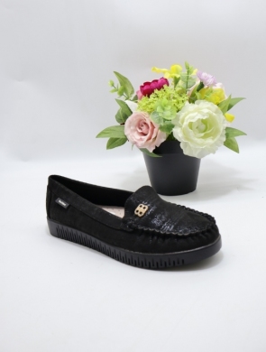 Mokasyny damskie na płaskim (36-41) HJJ-207 BLACK