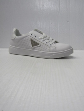 Buty sportowe damskie na płaskim (36-41) EC313 ALL WHITE