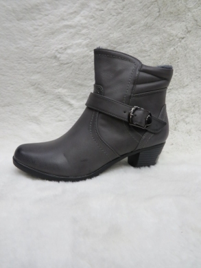 Botki damskie ocieplane na obcasie (36-41) 1522B-5