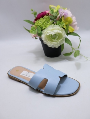Klapki damskie na płaskim (36-41) SU072 BLUE