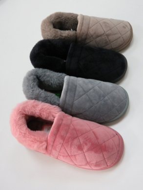 Kapcie damskie ocieplane (36-41) P-11 MIX