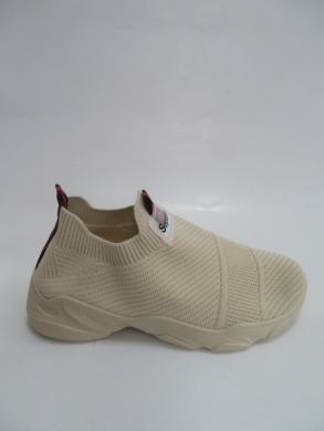 Buty sportowe damskie na płaskim (36-41) JR801 BEIGE