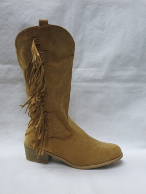Kozaki damskie na płaskim (36-41) AB71 CAMEL