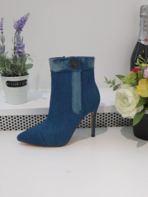 Botki damskie na szpilce (36-41) AC3486 BLUE