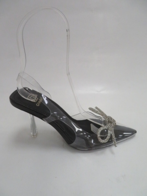 Sandały damskie na szpilki (36-41) BAY7 BLACK