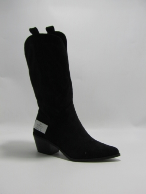 Kozaki damskie na obcasie (36-41) 558 BLACK