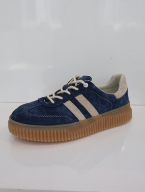 Buty sportowe damskie na płaskim (36-41) GD-XF-199 NAVY/BEIGE