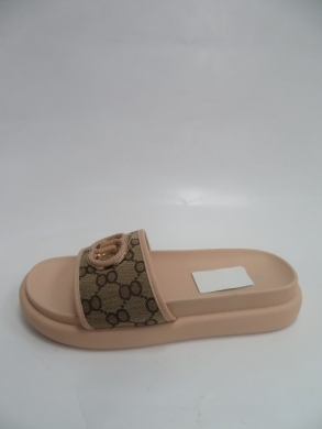 Klapki damskie na płaskim (36-41) CB2120-2 BEIGE