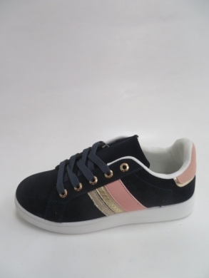 Buty sportowe damskie na płaskim (36-41) QS28 NAVY