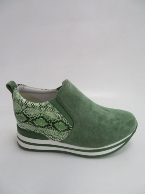 Botki damskie jesienne na koturnie (36-41) 8161-SP GREEN
