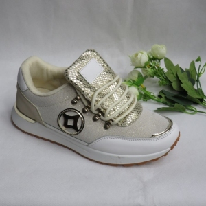 Buty sportowe damskie na płaskim (36-41) 9230-3 BEIGE