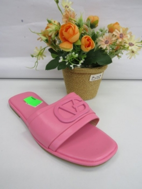Klapki damskie na płaskim (36-41) 5258 PEACH