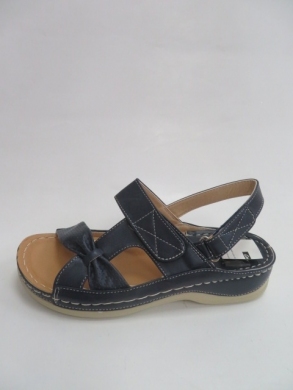 Sandały damskie na koturnie (36-41) 12699 NAVY