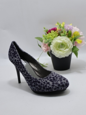 Czółenki damskie na szpilce (36-41) 66-1 GREY