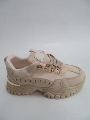 Sneakersy damskie niskie (36-41) 5311 BEIGE