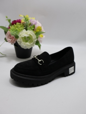 Mokasyny damskie na płaskim (36-41) H2310-1 BLACK