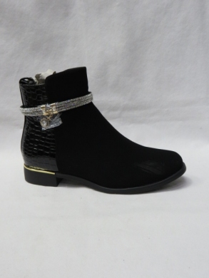 Botki damskie na płaskim (36-41) XJ-272 BLACK