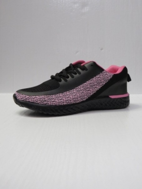 Buty sportowe damskie na płaskim (36-41) D3-218 BLACK/PINK