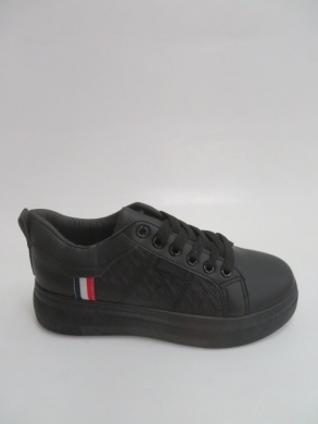 Buty sportowe damskie na płaskim (36-41) 1029 BLACK
