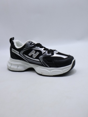 Buty sportowe damskie na płaskim (36-41) 23043 BL/SIL