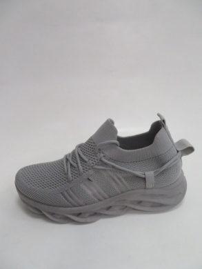 Buty sportowe damskie na płaskim (36-41) 88-53 GREY
