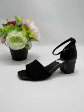Sandały damskie na obcasie (36-41) 8783 BLACK