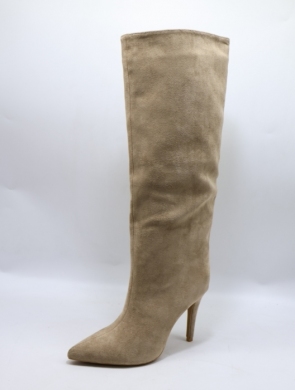 Kozaki damskie na szpilce (36-41) 2528A-1 KHAKI