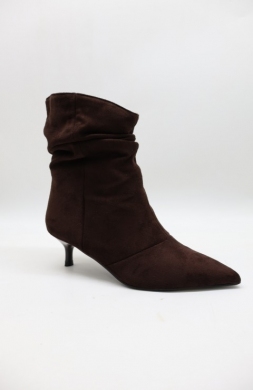 Botki damskie na szpilce (36-41) X8492 BROWN