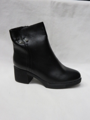 Botki damskie ocieplane na obcasie (36-41) G3503 BLACK