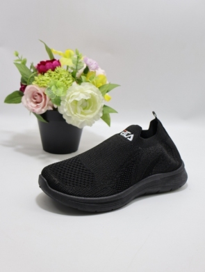 Buty sportowe damskie na płaskim (36-41) ADQ113-1 BLACK