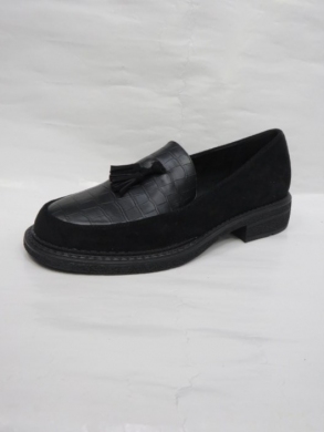 Mokasyny damskie na płaskim (36-41) 3223C BLACK