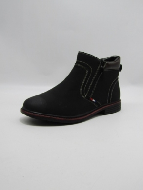 Botki męskie ocieplane (40-46) 9366-1 BLACK