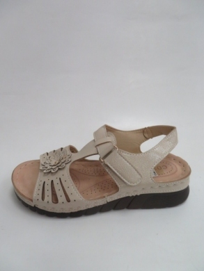 Sandały damskie na koturnie (37-42) 807-1 BEIGE