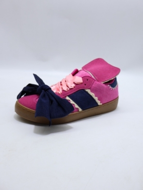 Buty sportowe damskie na płaskim (36-41) 9015 FUSHIA