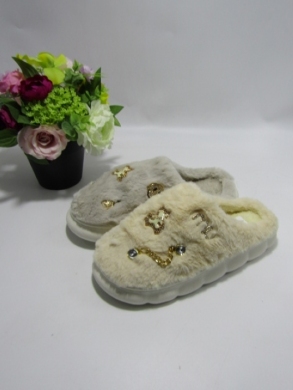 Kapcie damskie ocieplane (36-41) 2420 MIX