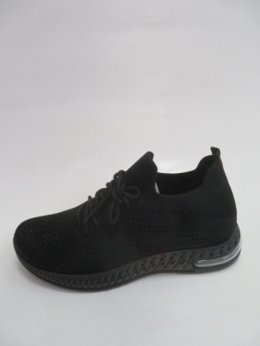Buty sportowe damskie na płaskim (37-42) N1561 BLACK