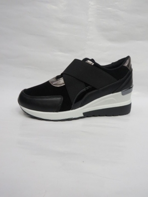 Buty sportowe damskie na koturnie (36-41) XBC23208 BLACK
