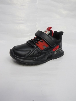 Buty sportowe chłopięce (26-31) L-306 BLACK/RED