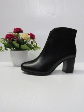 Botki damskie ocieplane na obcasie (36-41) 0202 BLACK