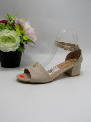Sandały damskie na obcasie (36-41) TY2427 BEIGE/MIC