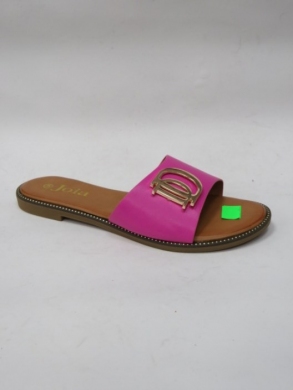Klapki damskie na płaskim (36-41) W-98 FUCHSIA