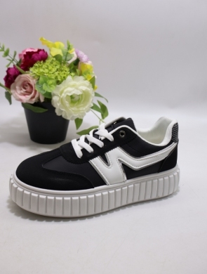 Buty sportowe damskie na płaskim (36-41) ASSL-1 BLACK